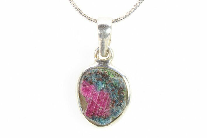 Ruby in Kyanite Pendant (Necklace) - Sterling Silver #278496
